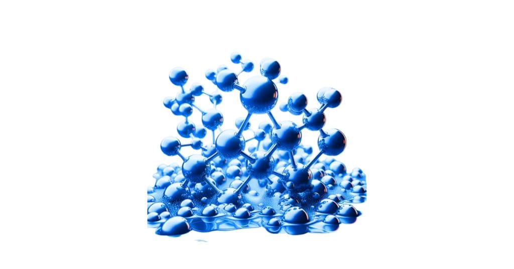 hyaluronic acid molecule representation